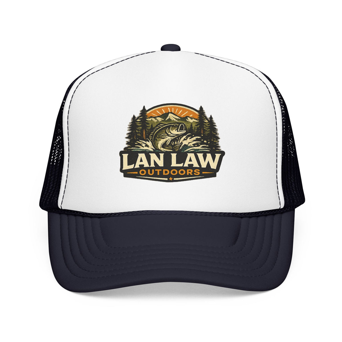Vintage Fishing Logo Trucker Hat