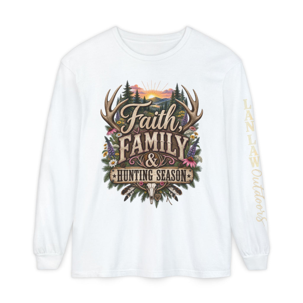 Faith, Family & Hunting Long Sleeve Tee