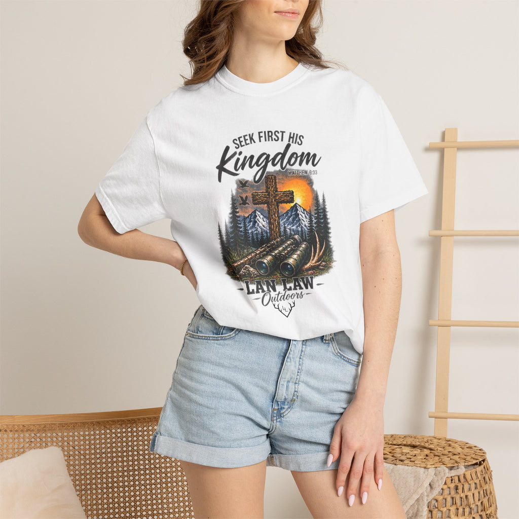 Seek First His Kingdom Cross Tee