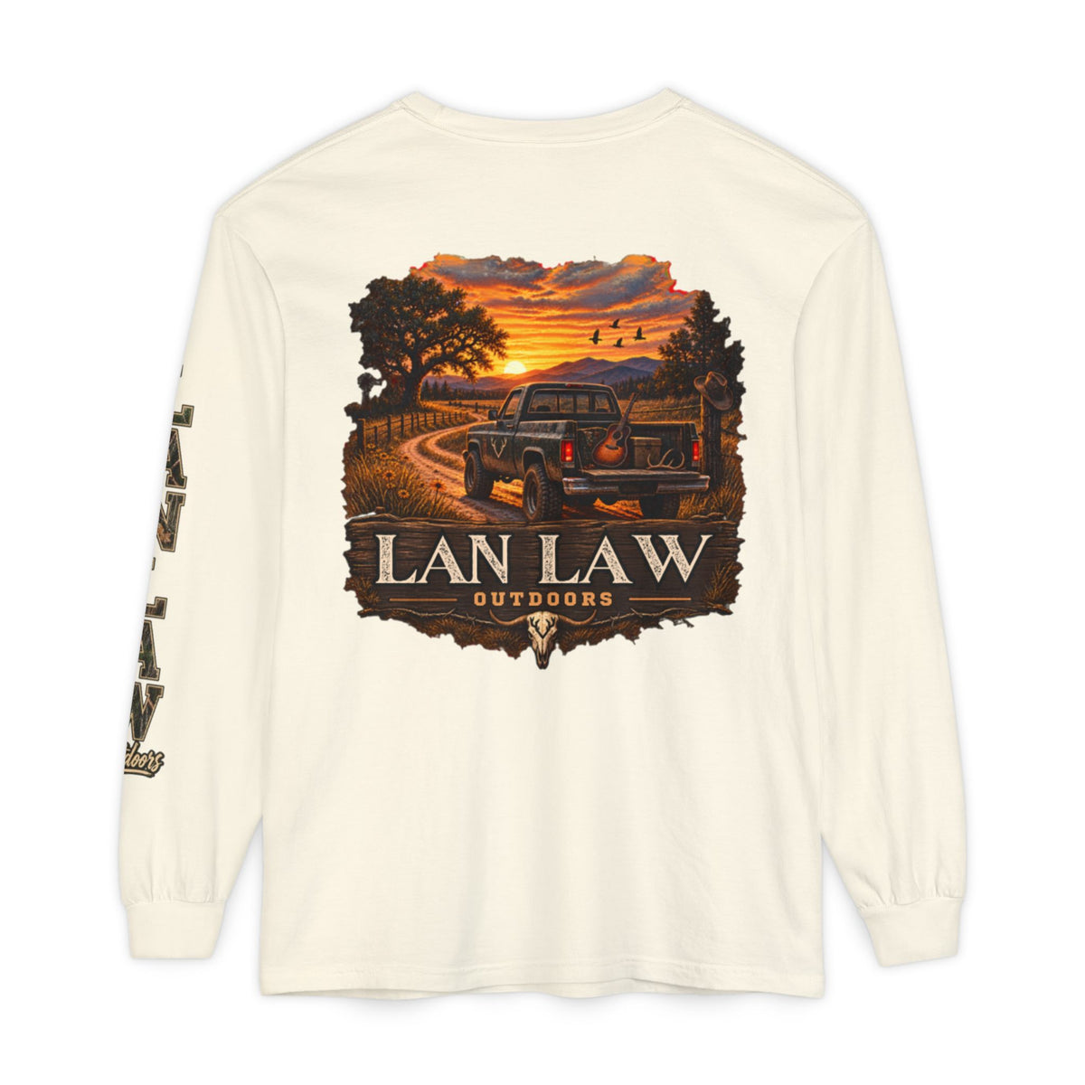 Sunset Truck Long Sleeve Tee