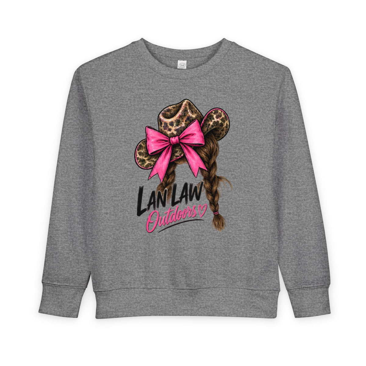 Leopard Cowboy Hat with Pink Bow