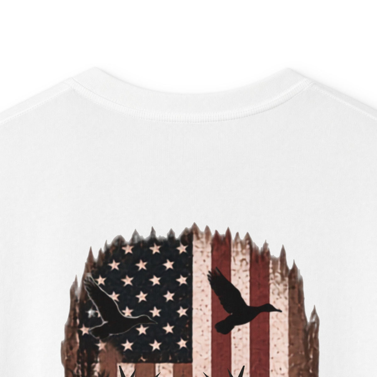 Camo American Flag Hunting Tee