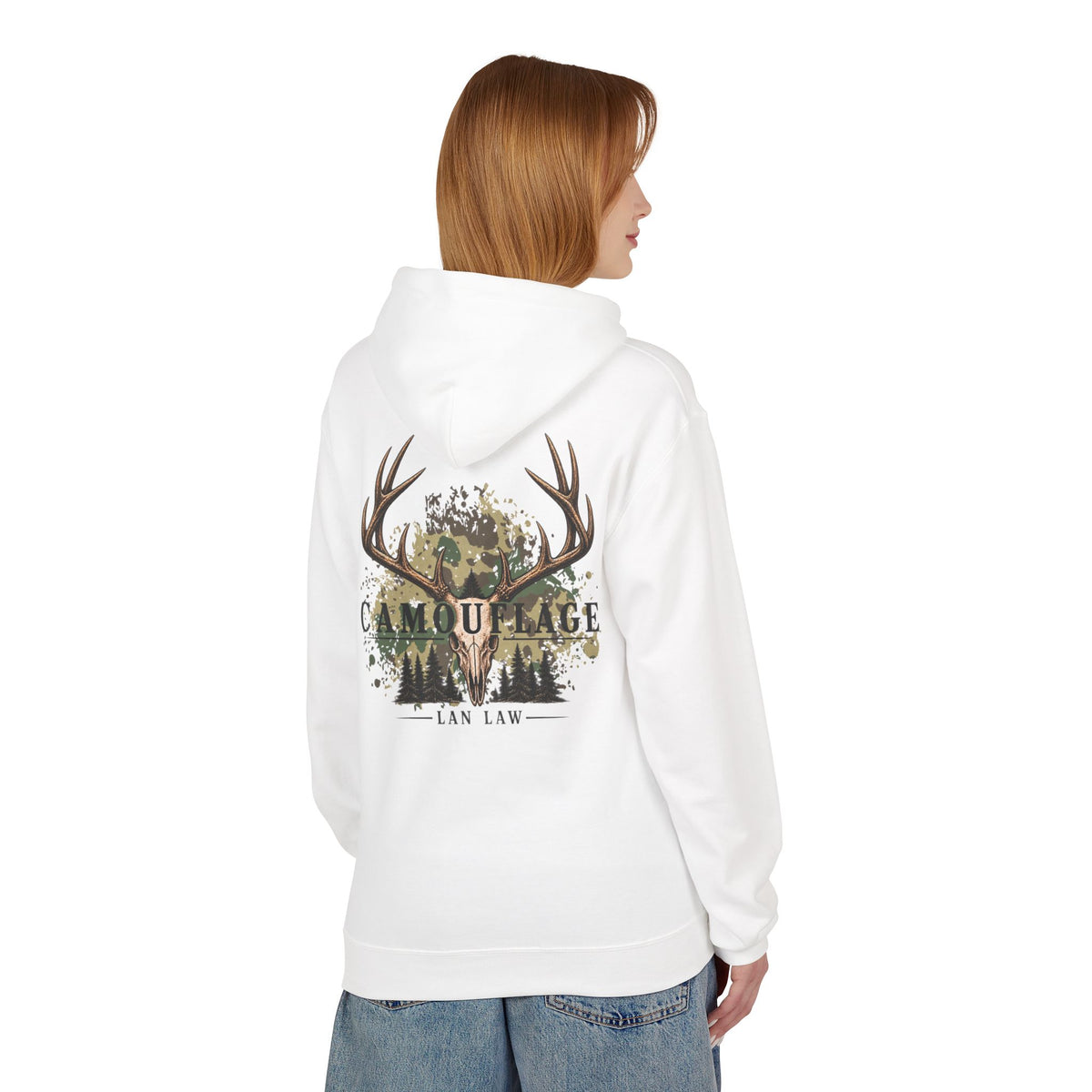 Camouflage Antlers Hoodie — 'Camouflage' Graphic Hunter Hoodie