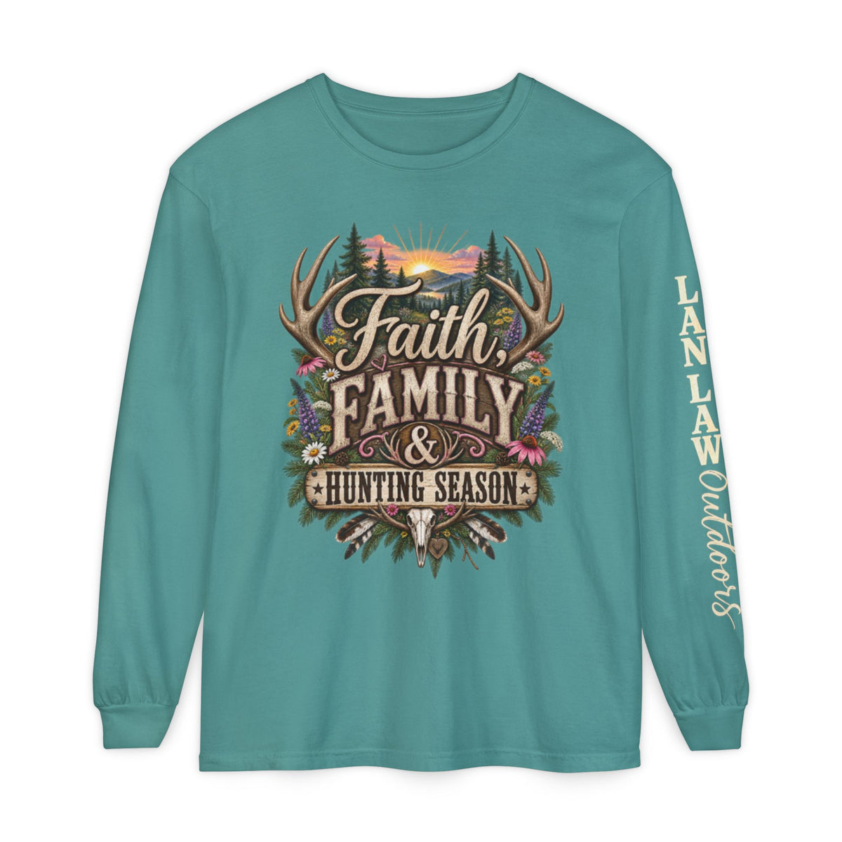 Faith, Family & Hunting Long Sleeve Tee