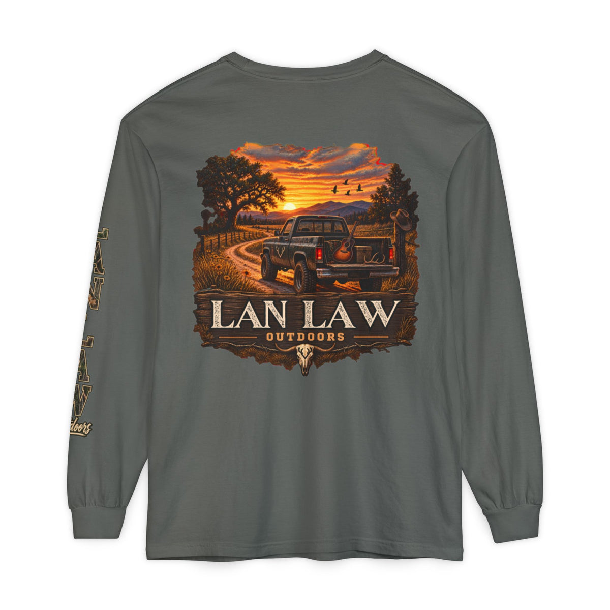 Sunset Truck Long Sleeve Tee