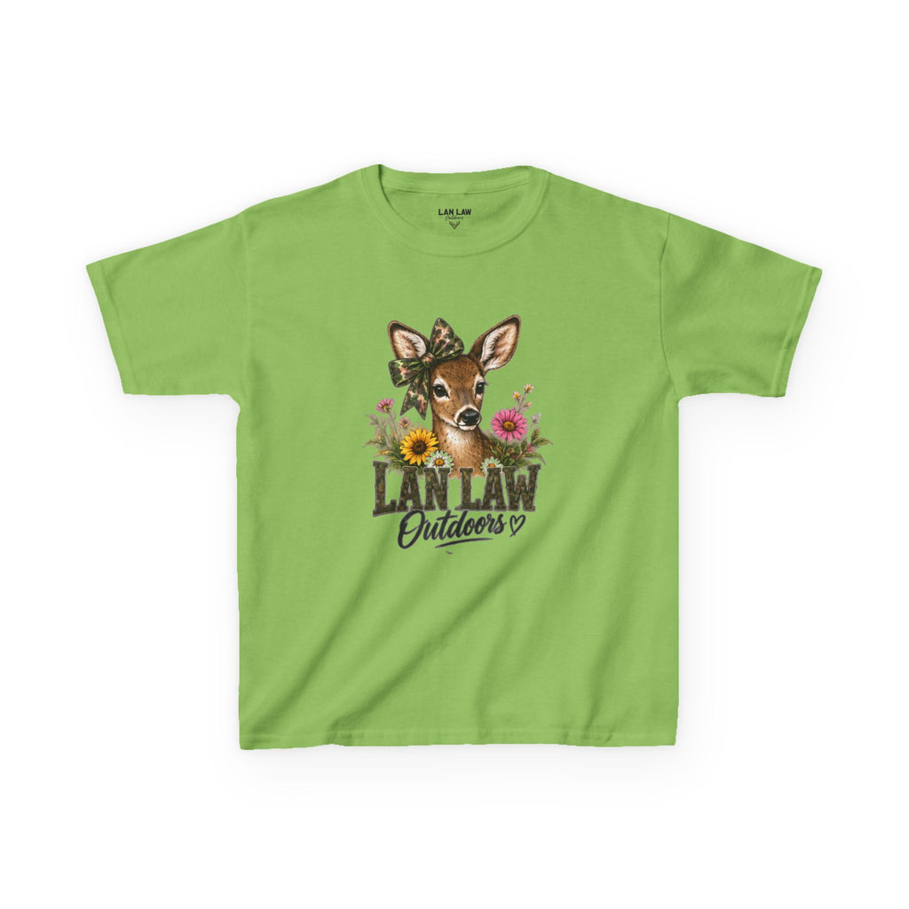 Deer Floral Graphic Shirt