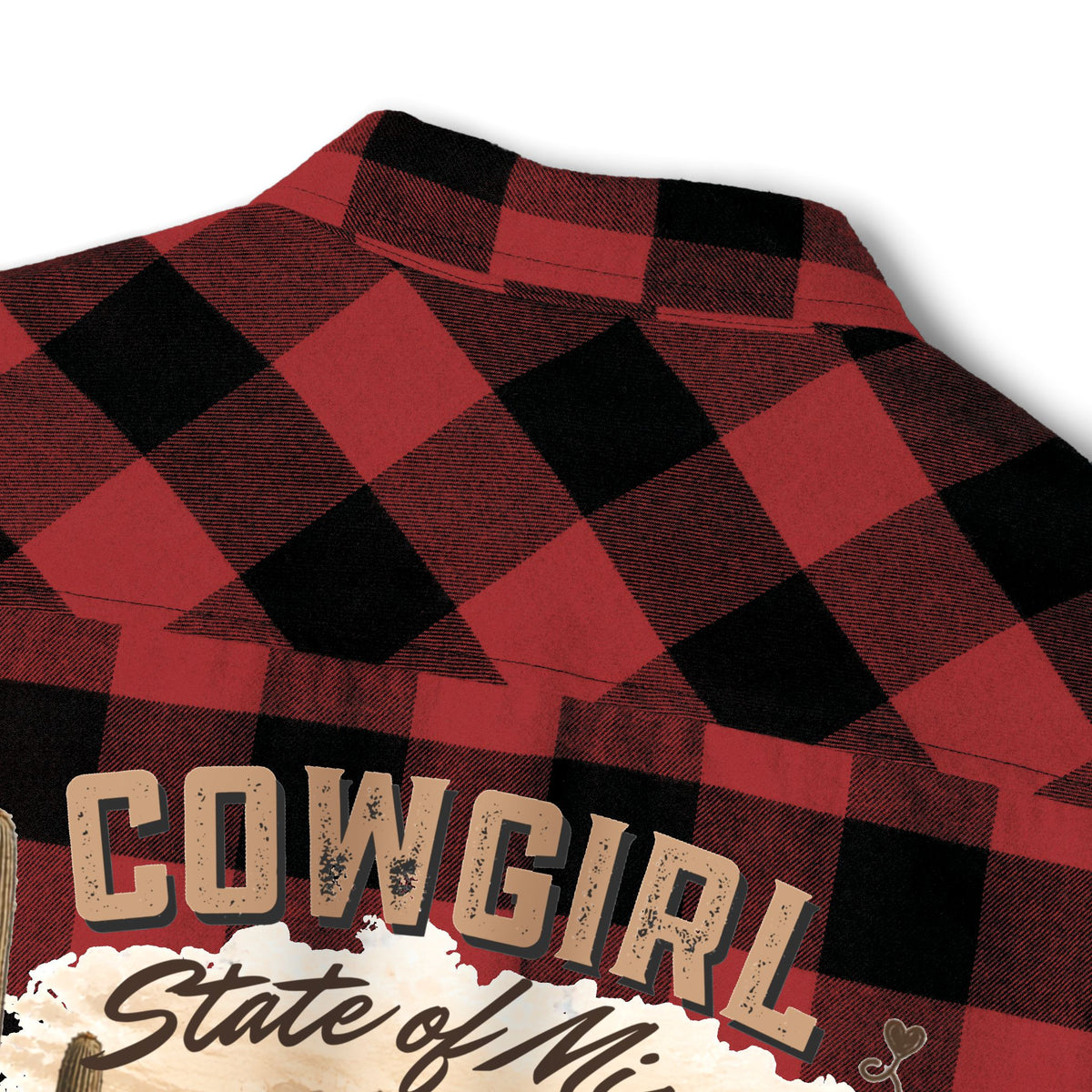 Cowgirl State of Mind Plaid Flannel Shirt