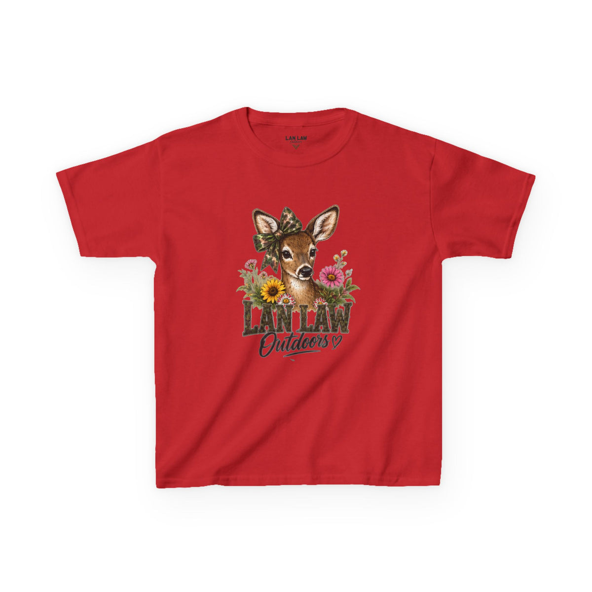 Deer Floral Graphic Shirt