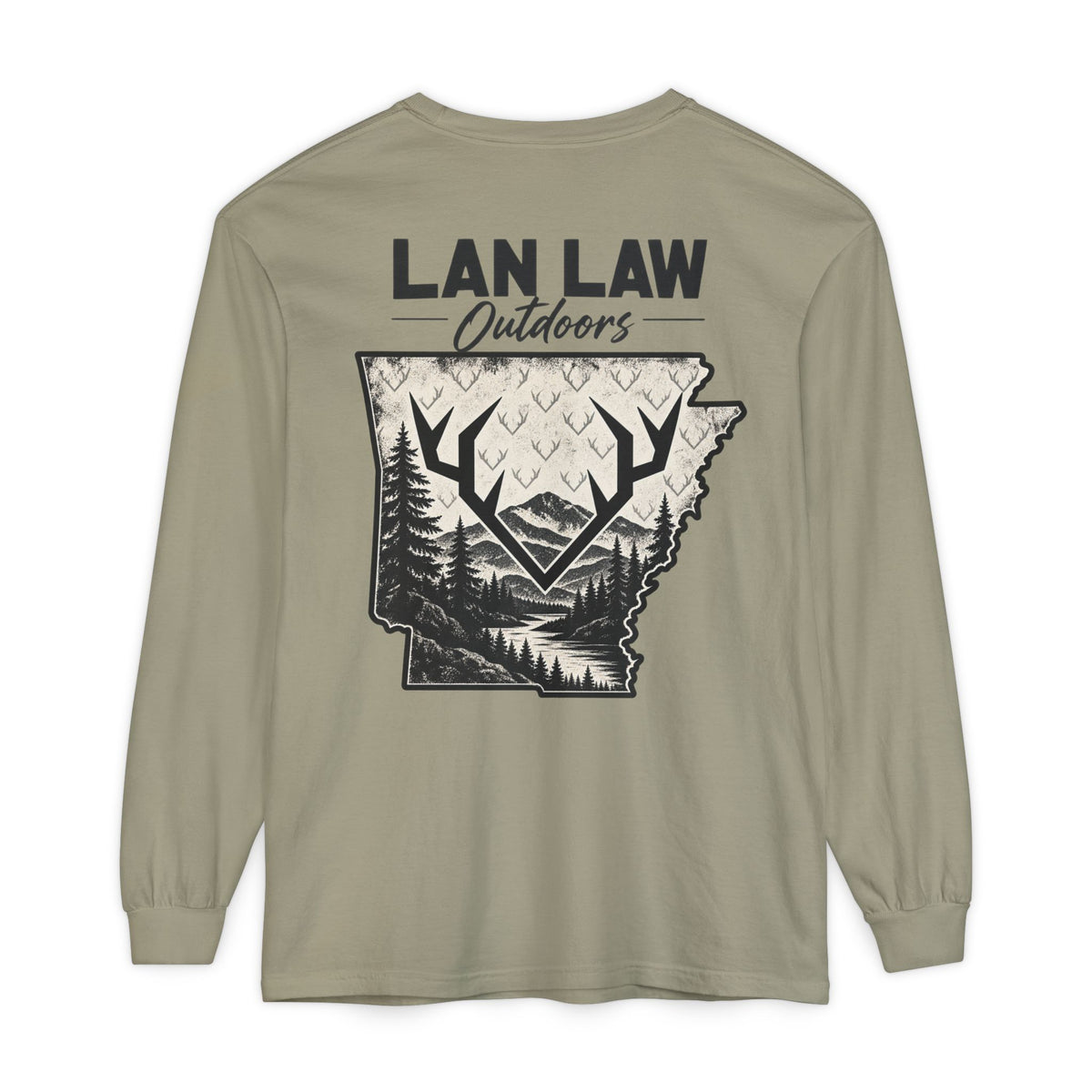 Arkansas Deer Antler Long Sleeve Tee