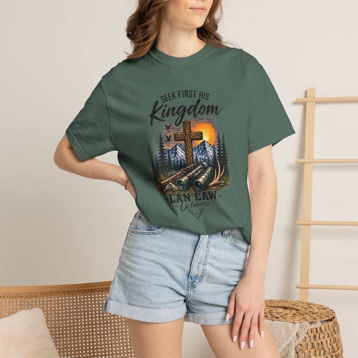 Seek First His Kingdom Cross Tee