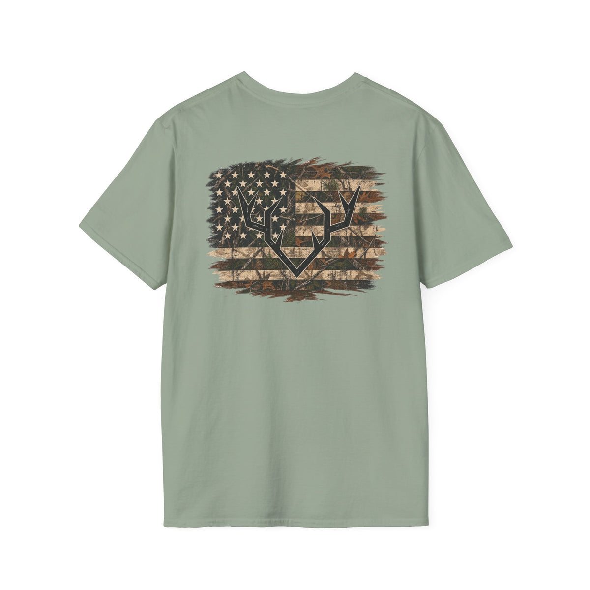 Distressed American Flag Tee