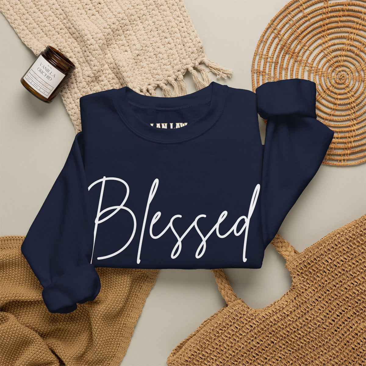 Classic White Crewneck Sweatshirt
