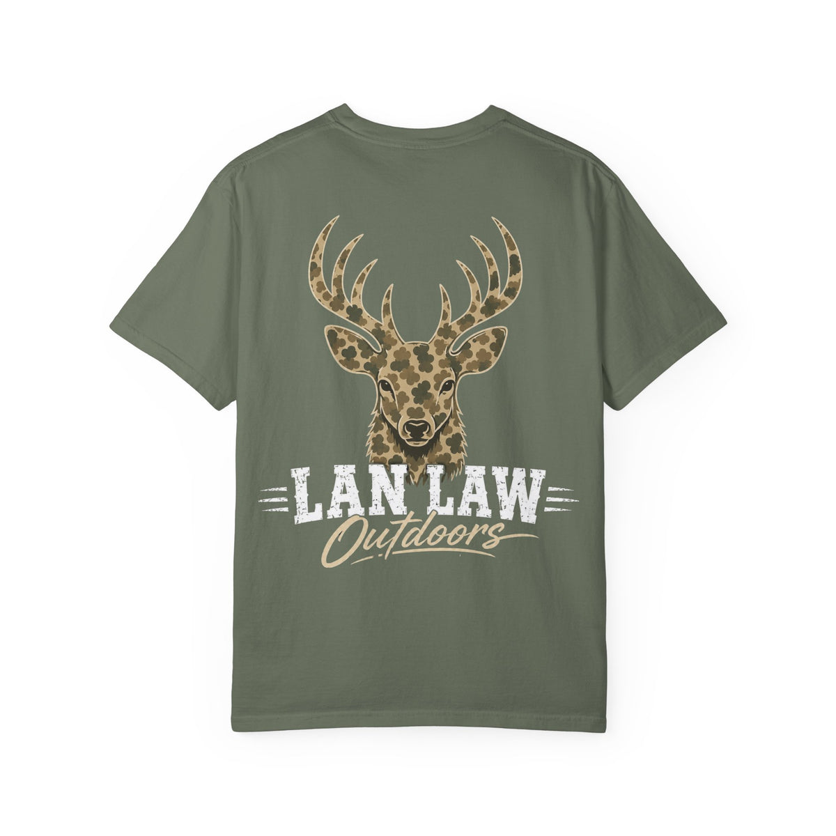 Deer Camouflage 'Lan Law Outdoors' T-Shirt