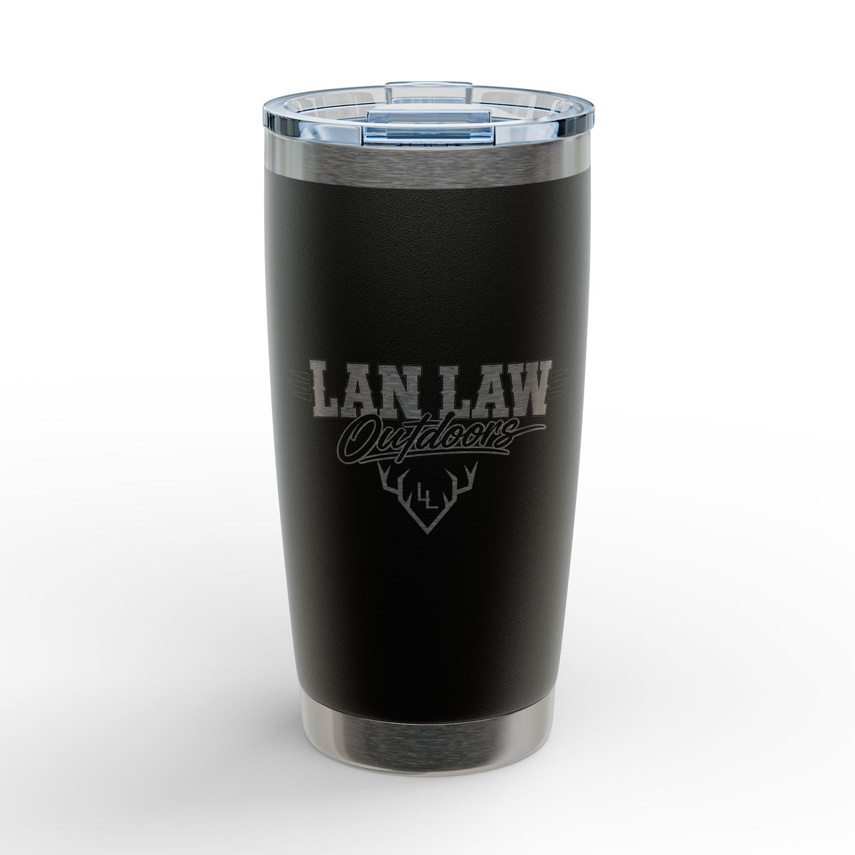 Lan Law Outdoors Engraved 20oz Tumbler — Stainless Travel Coffee Cup