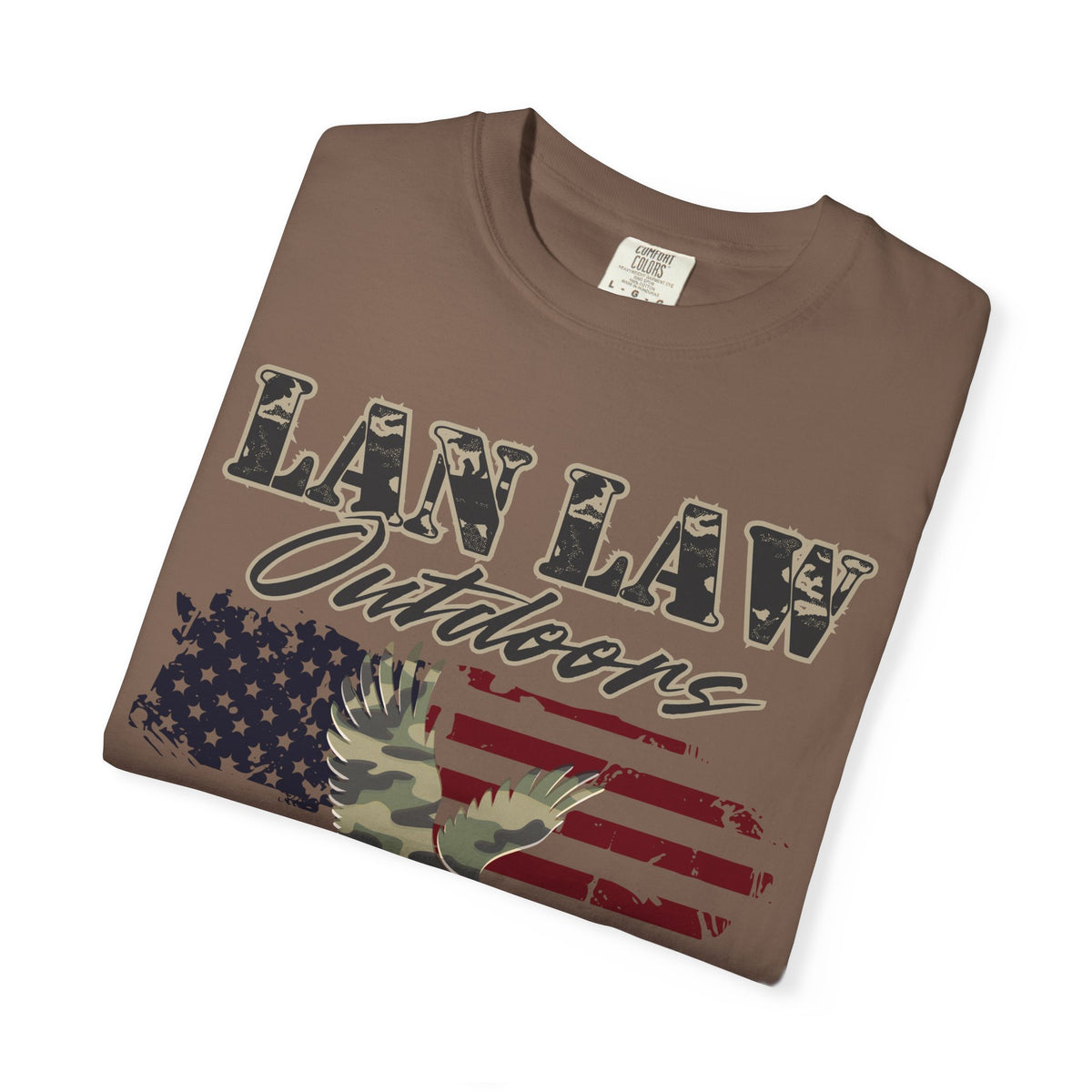 American Flag & Camo Eagle Tee