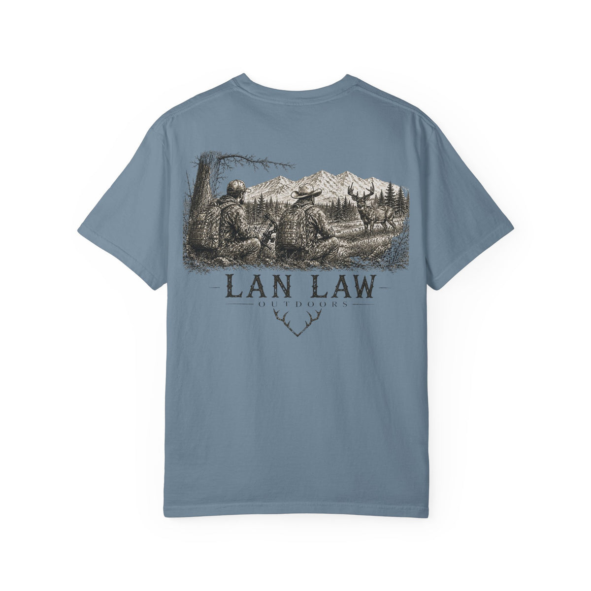 Mountain Hunting Scene