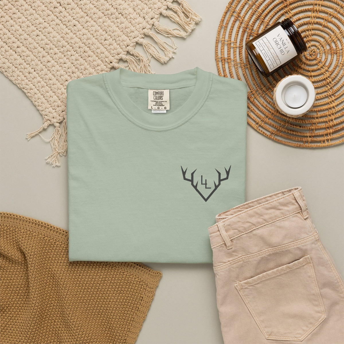 Vintage Mountain Deer Logo Tee