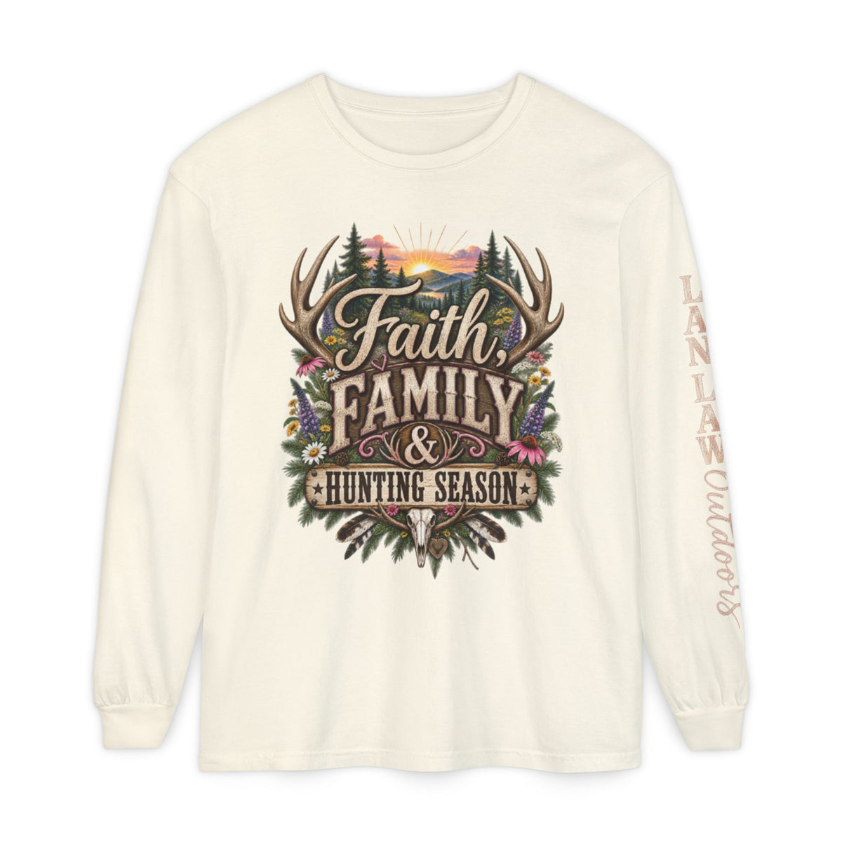 Faith, Family & Hunting Long Sleeve Tee