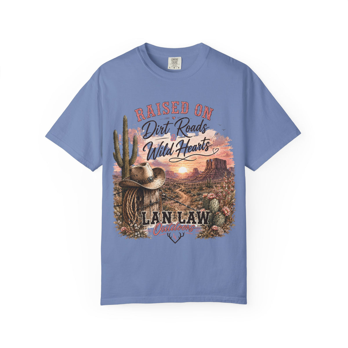 Raised on Dirt Roads Wild Hearts T-Shirt