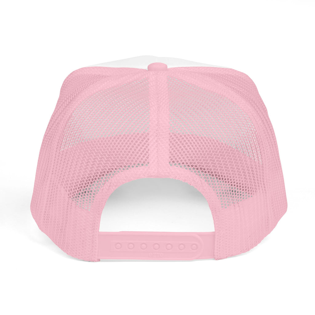 Trucker Hat — "Lan Law Outdoors" Floral Mesh Foam Cap