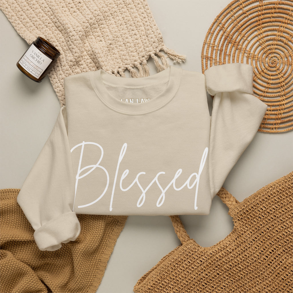 Classic White Crewneck Sweatshirt