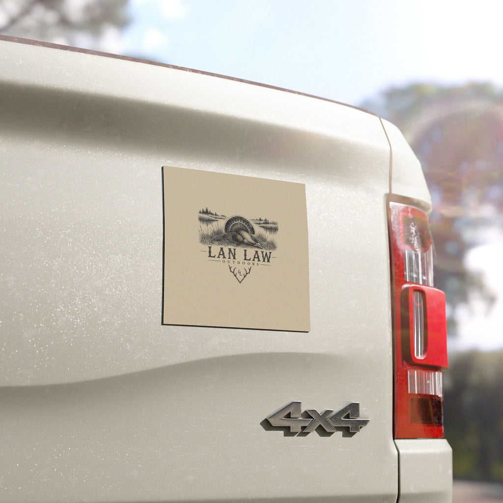 Lan Law Outdoors Car Magnet