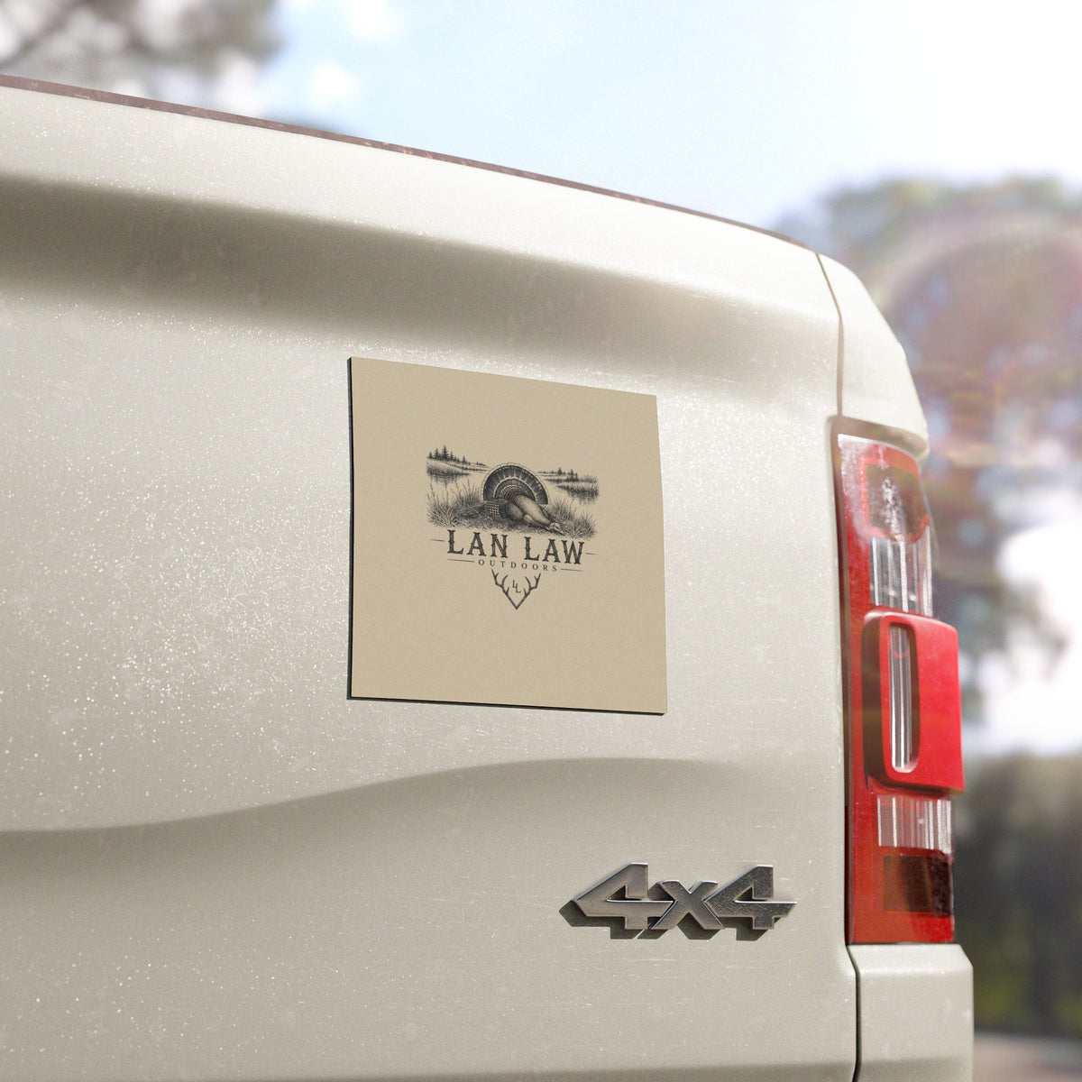 Lan Law Outdoors Car Magnet