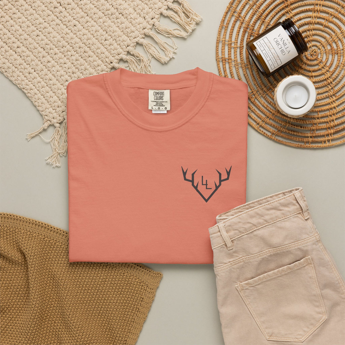 Vintage Mountain Deer Logo Tee