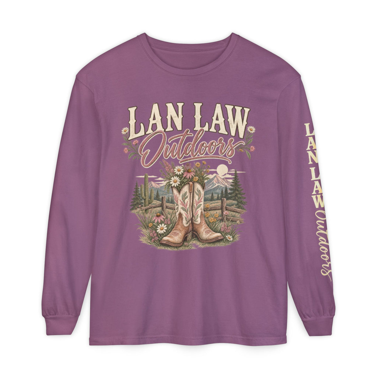 Cowgirl Boots Long Sleeve Tee