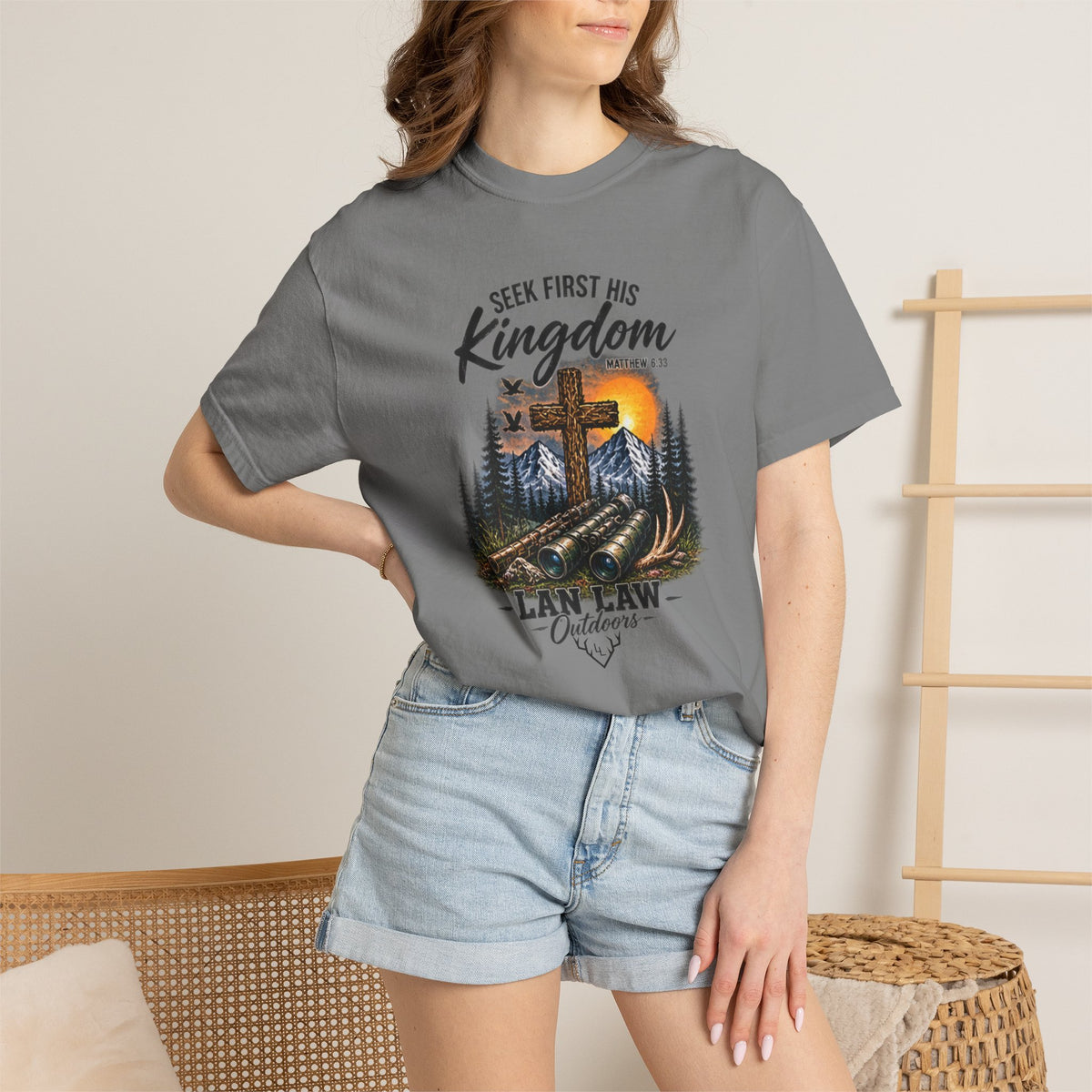 Seek First His Kingdom Cross Tee