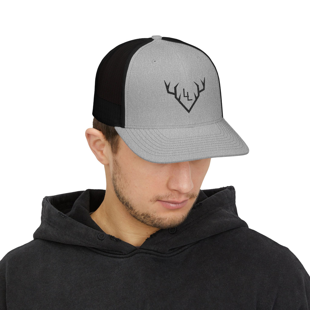 Antler Logo Snapback Trucker Cap