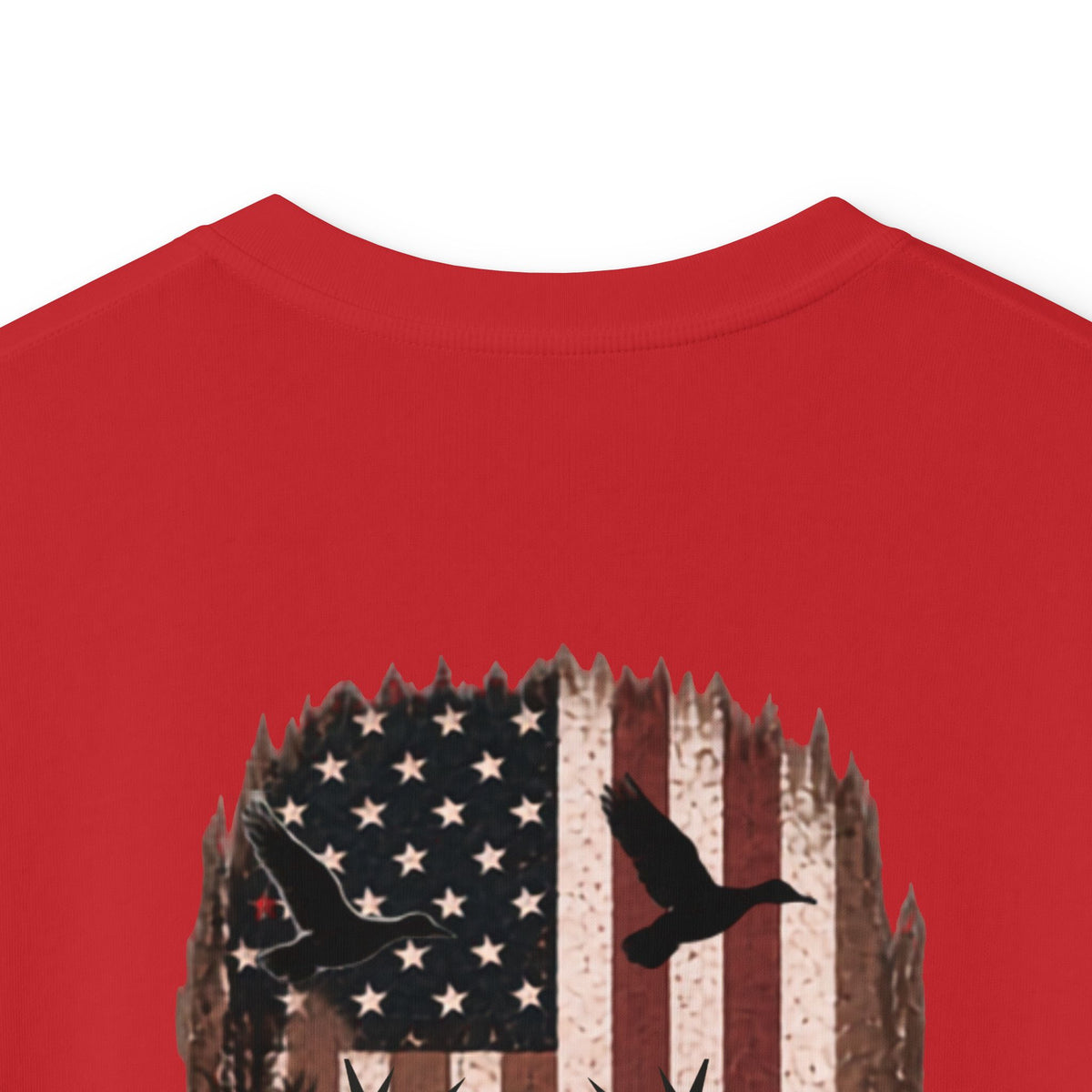 Camo American Flag Hunting Tee