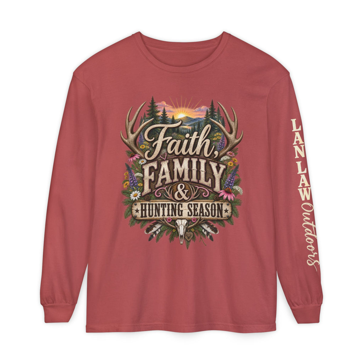 Faith, Family & Hunting Long Sleeve Tee