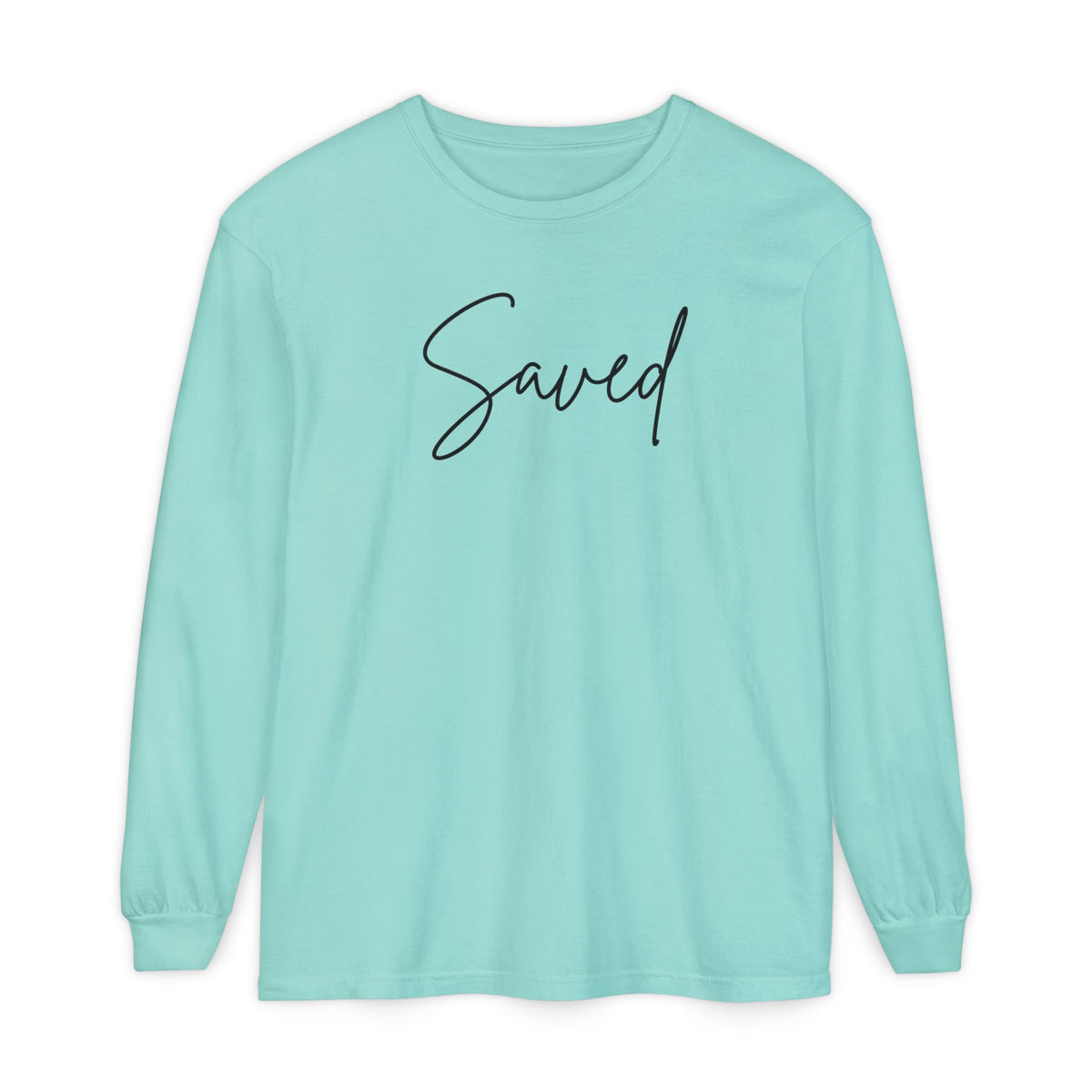 Saved Script Long Sleeve Tee