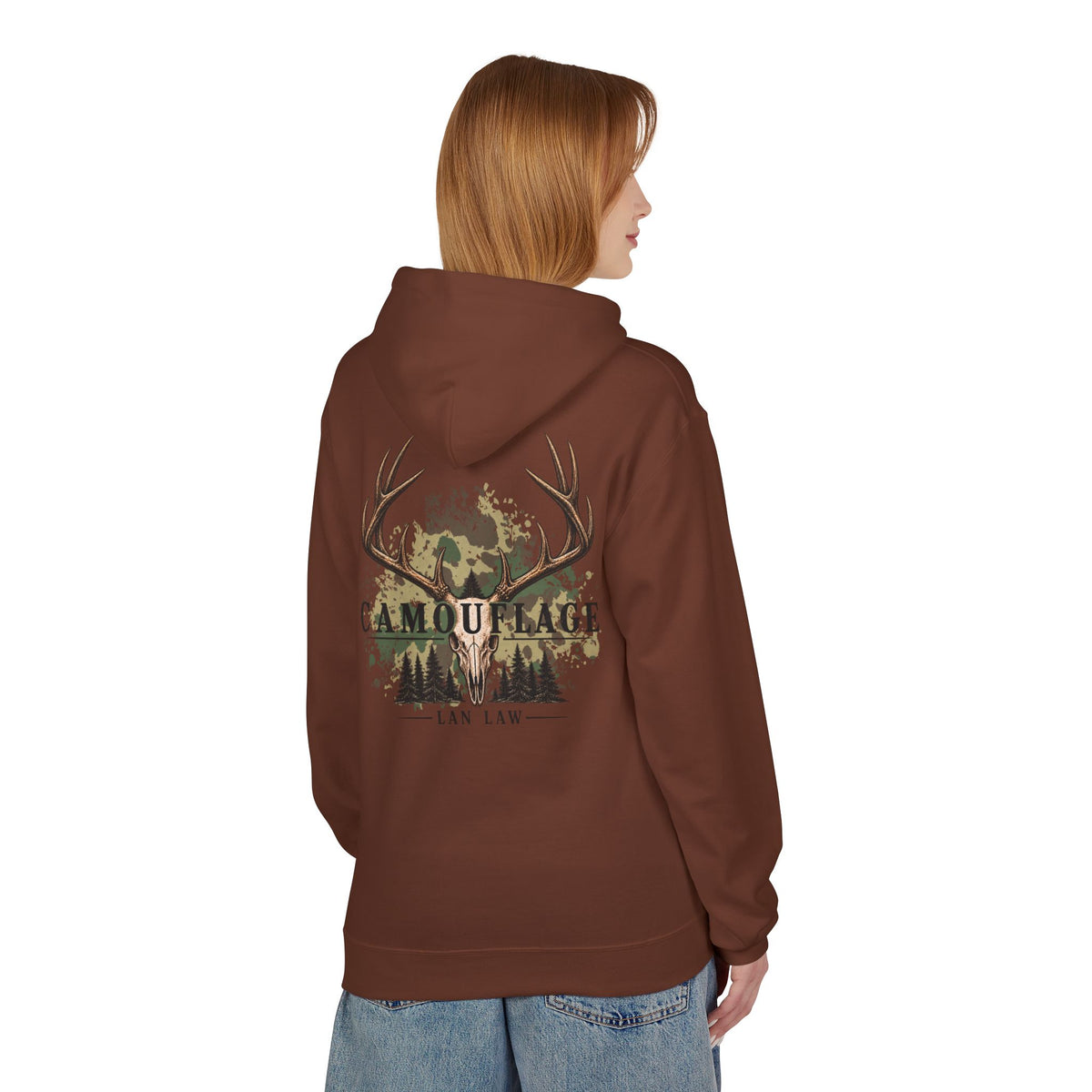 Camouflage Antlers Hoodie — 'Camouflage' Graphic Hunter Hoodie
