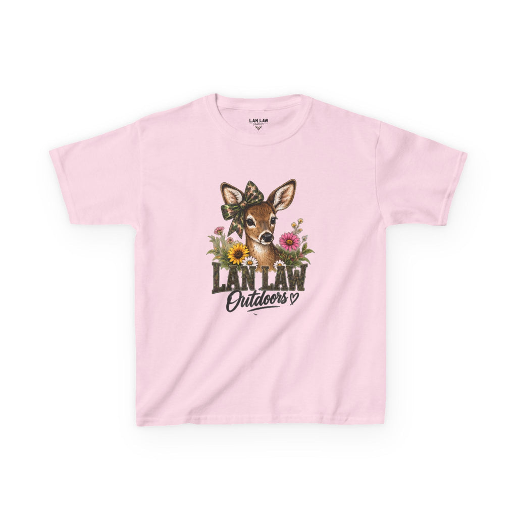 Deer Floral Graphic Shirt