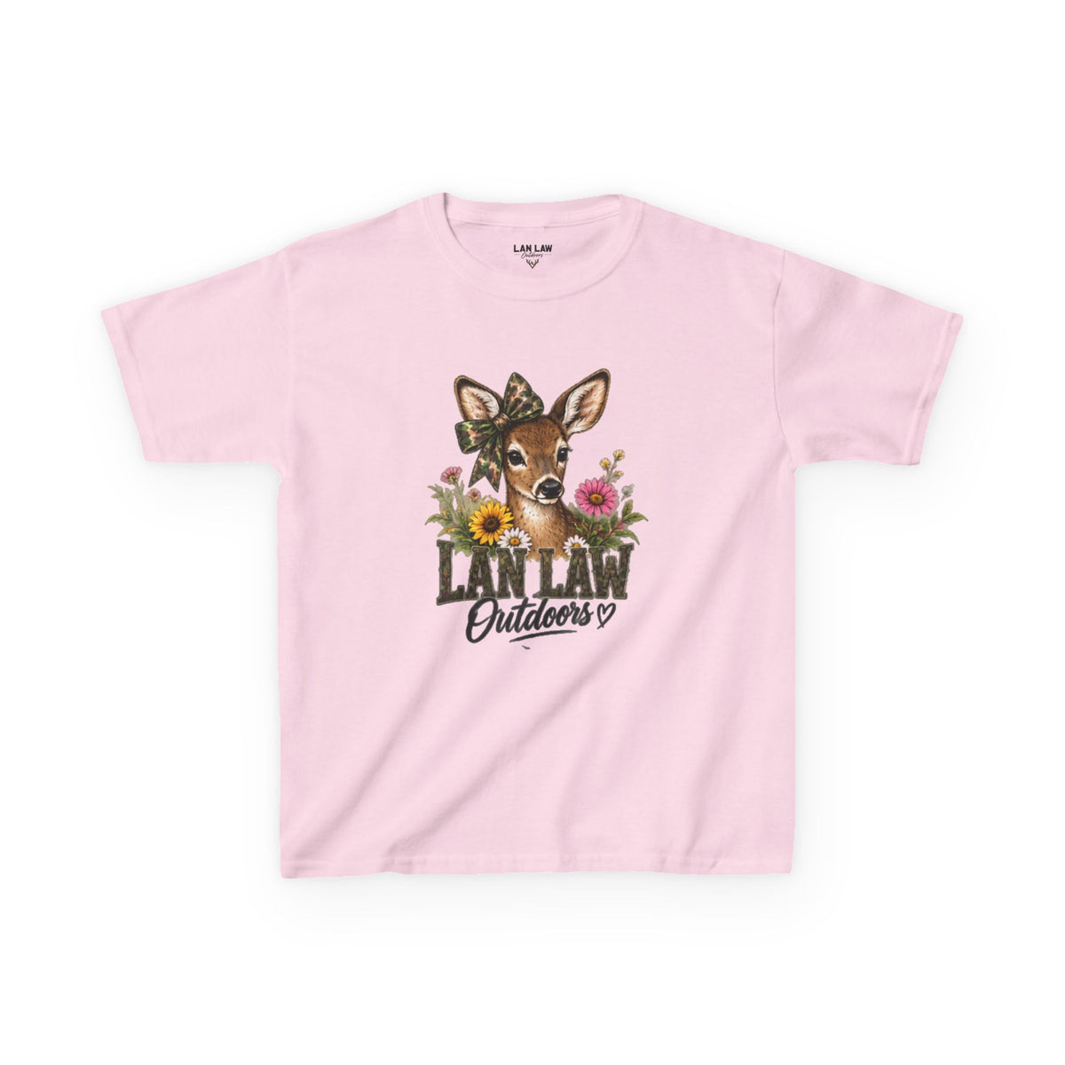 Deer Floral Graphic Shirt