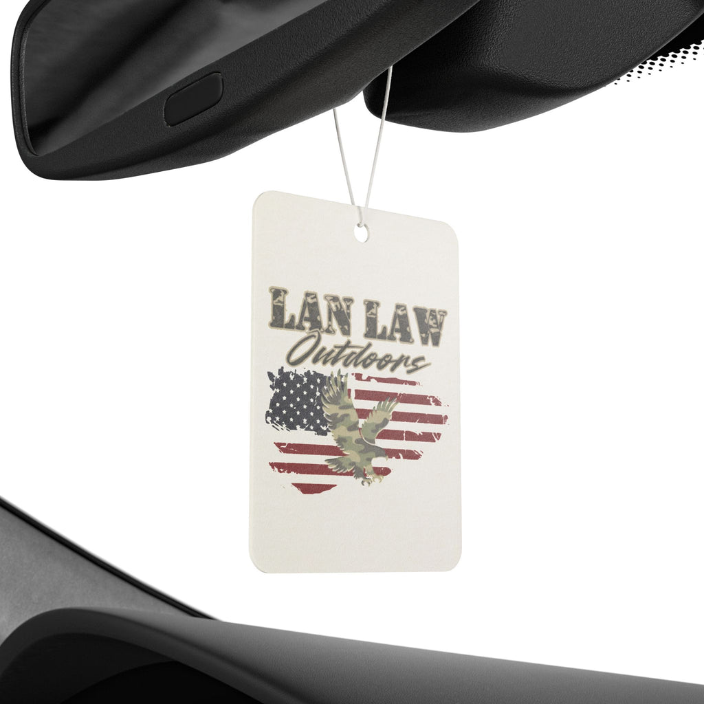 American Flag Camo Car Air Freshener