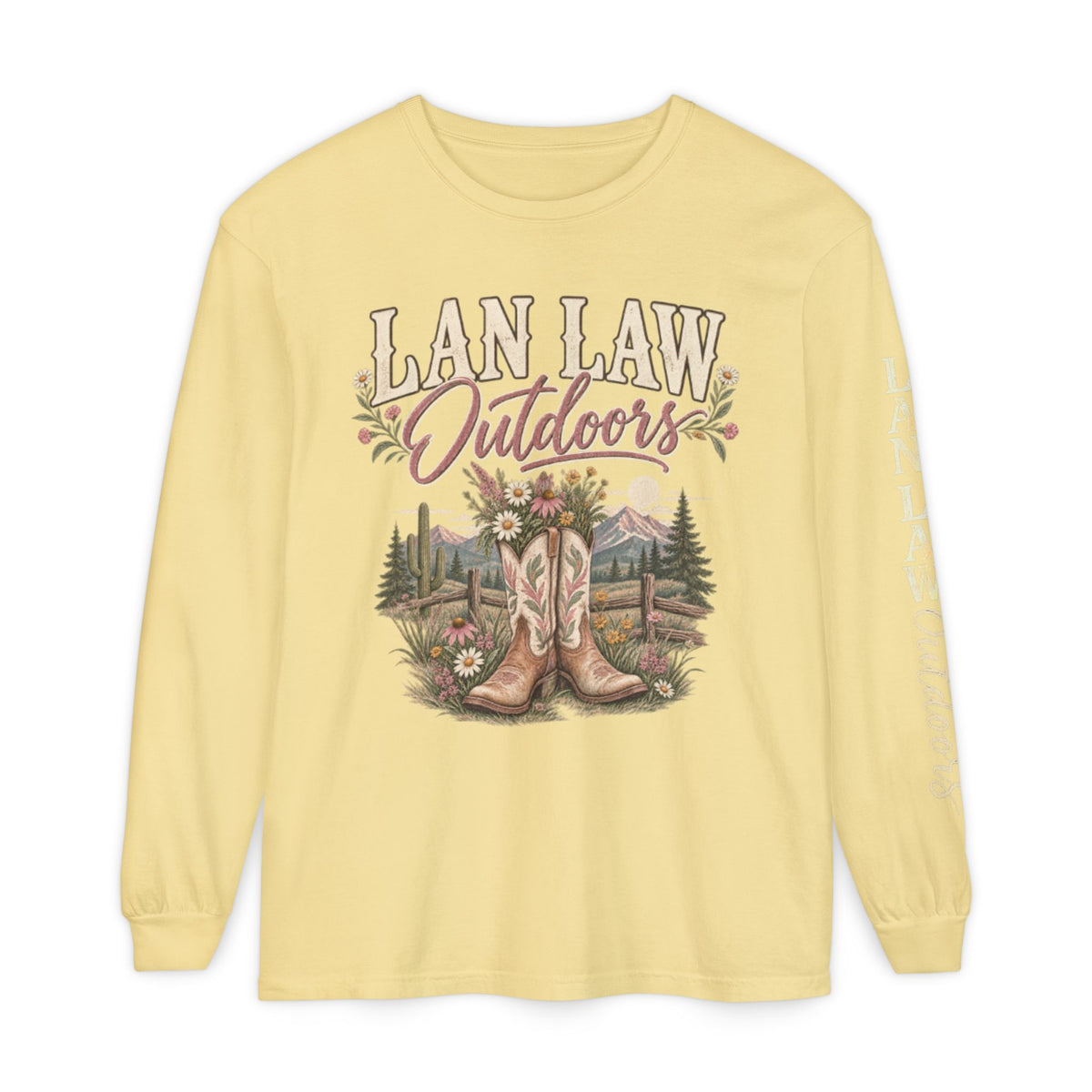 Cowgirl Boots Long Sleeve Tee