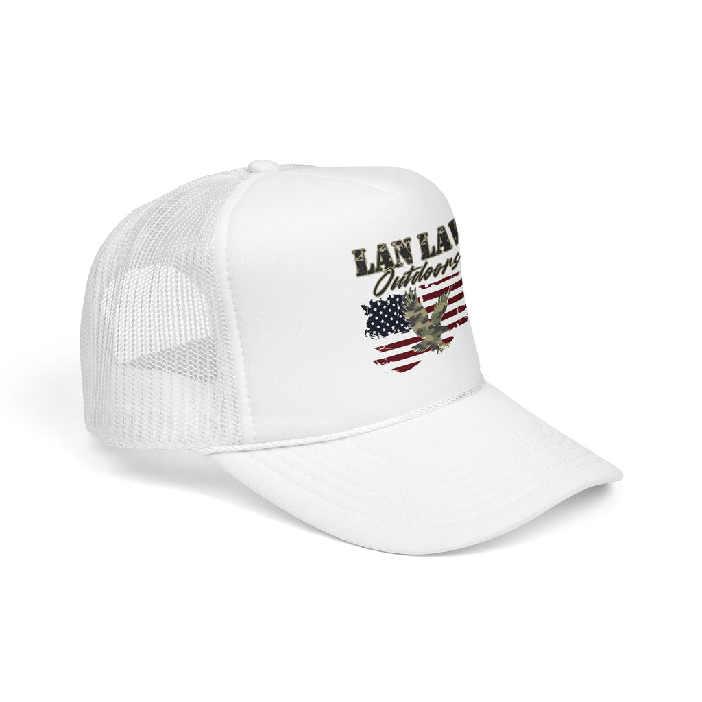 American Flag Eagle Trucker Hat