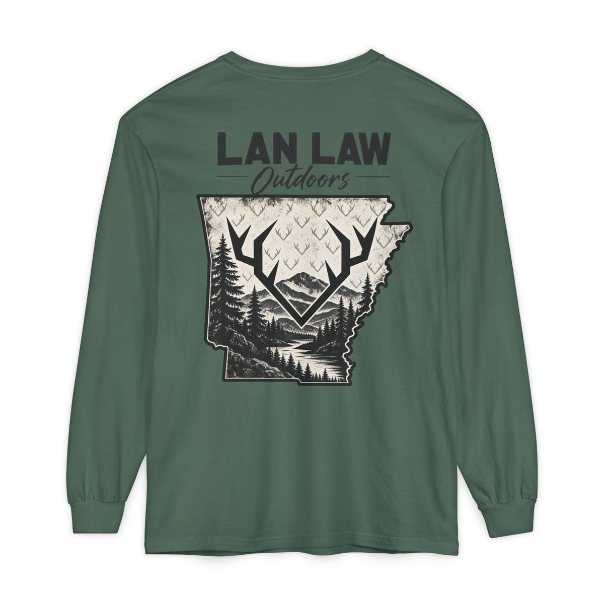 Arkansas Deer Antler Long Sleeve Tee