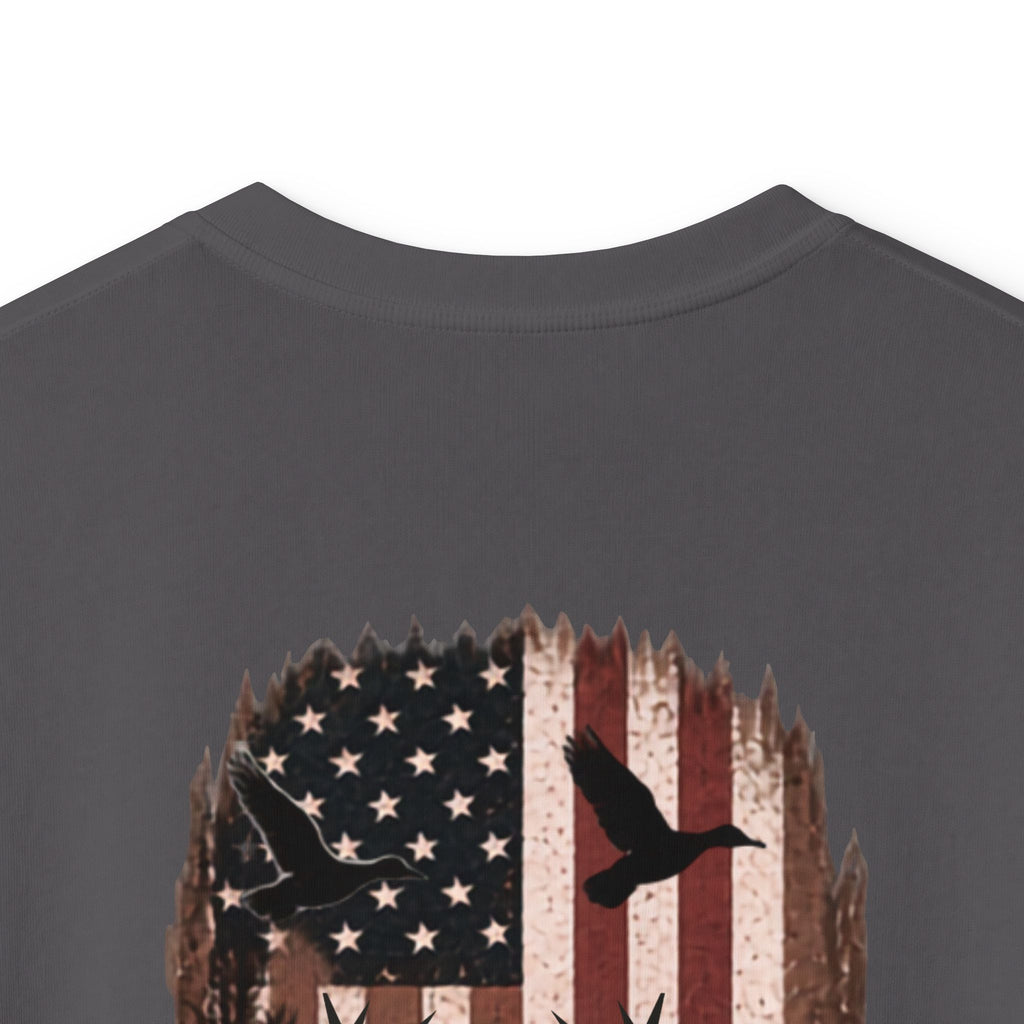 Camo American Flag Hunting Tee