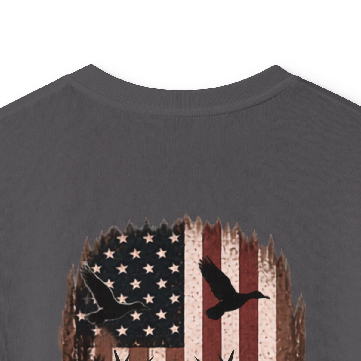Camo American Flag Hunting Tee
