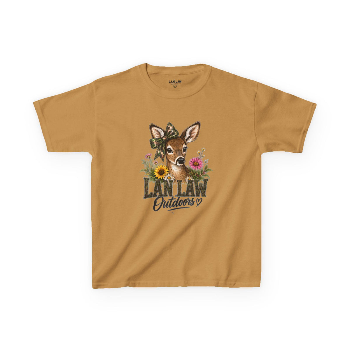 Deer Floral Graphic Shirt