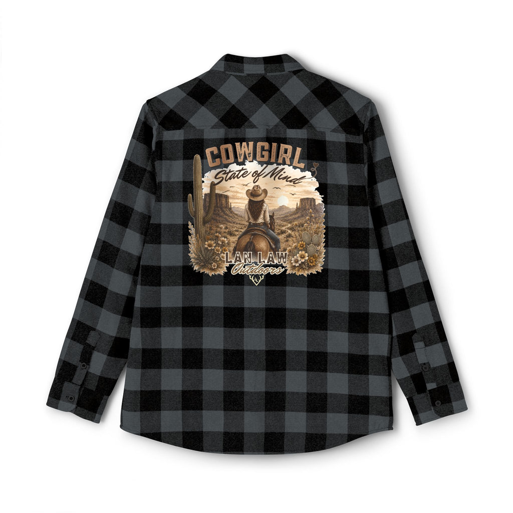 Cowgirl State of Mind Plaid Flannel Shirt
