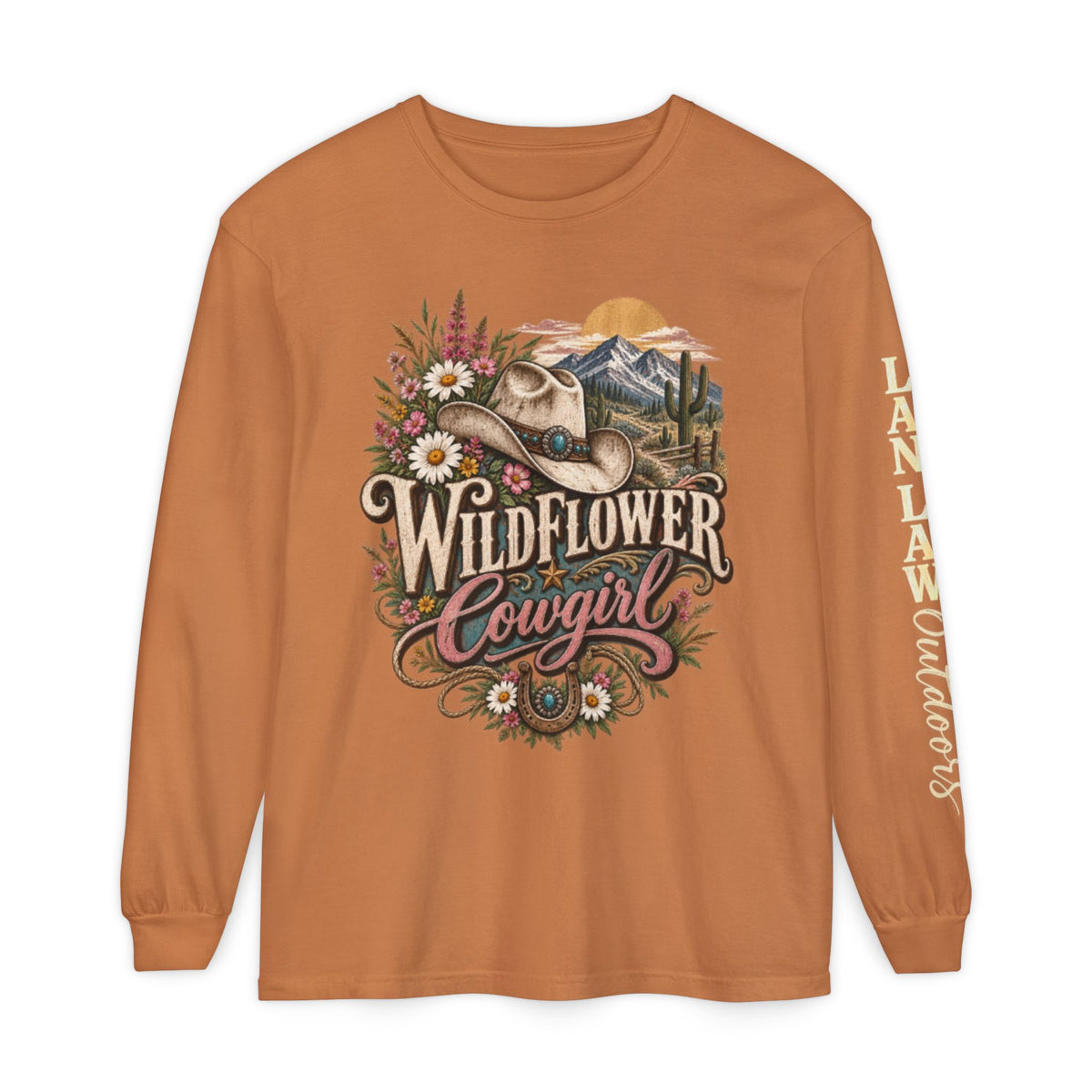 Wildflower Cowgirl Long Sleeve Tee