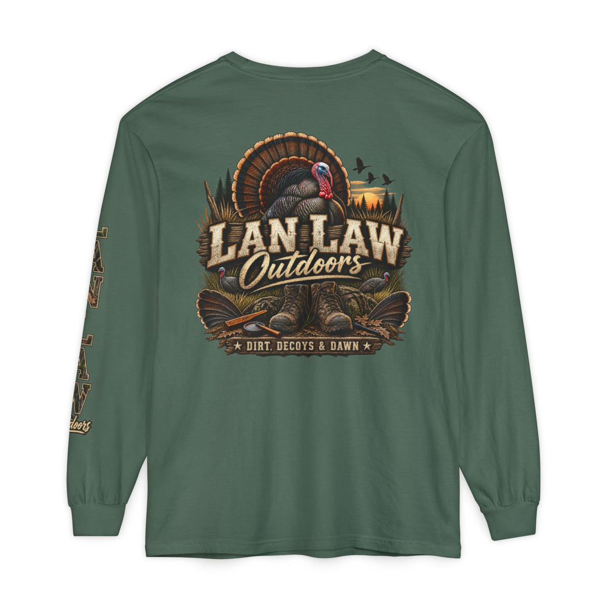 Lanlaw Outdoors Turkey Long Sleeve Tee