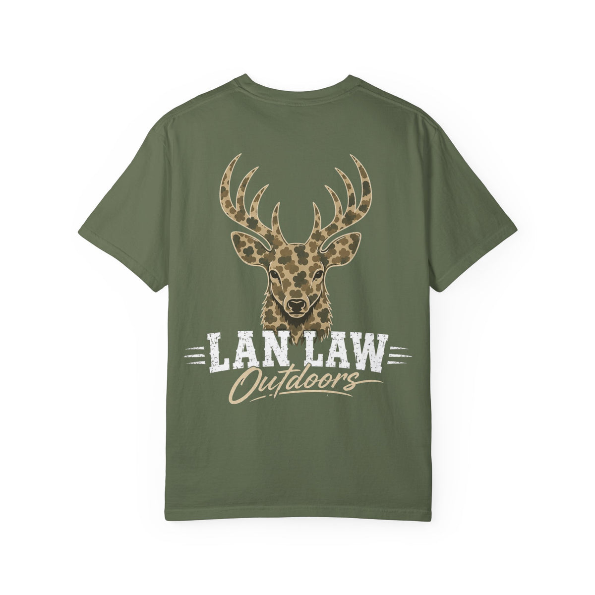 Deer Camouflage 'Lan Law Outdoors' T-Shirt