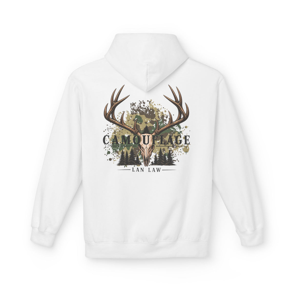 Camouflage Antlers Hoodie — 'Camouflage' Graphic Hunter Hoodie