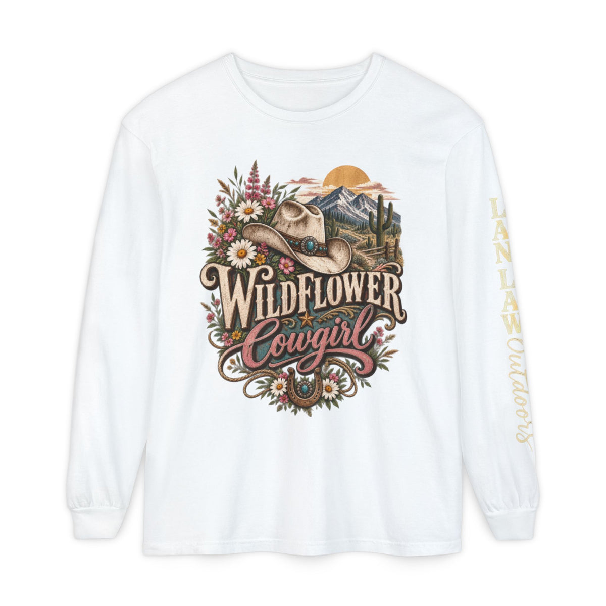 Wildflower Cowgirl Long Sleeve Tee